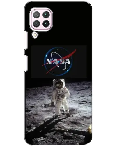 Чехол для Huawei P40 Lite с картинкой «Астронавт на Луне»