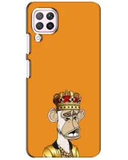 Чехол для Huawei P40 Lite с картинкой «Золотая обезьяна Bored Ape»