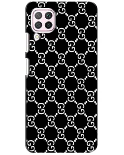 Чехол для Huawei P40 Lite с картинкой «Gucci — сетчатый паттерн»