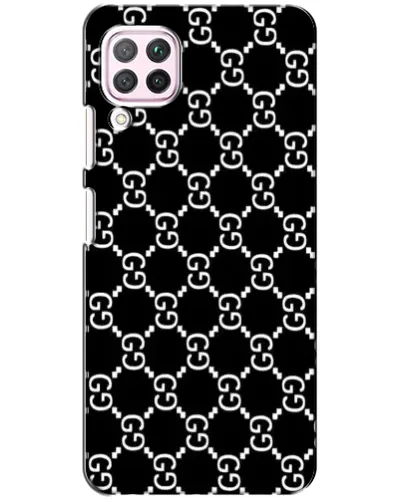 Чехол для Huawei P40 Lite с картинкой «Gucci — сетчатый паттерн»