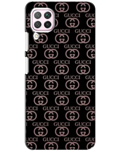 Чехол для Huawei P40 Lite с картинкой «Классическая монограмма Gucci»