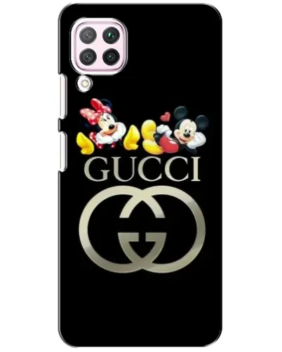 Чехол для Huawei P40 Lite с картинкой «Gucci — герои Disney»
