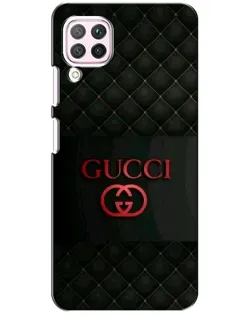 Чехол для Huawei P40 Lite с картинкой «Gucci — стеганый черный»