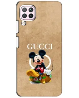 Чехол для Huawei P40 Lite с картинкой «Микки Маус Gucci — крафт»