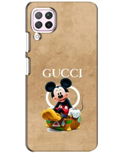 Чехол для Huawei P40 Lite с картинкой «Микки Маус Gucci — крафт»