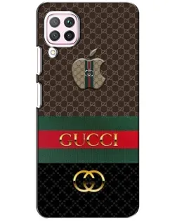 Чехол для Huawei P40 Lite с картинкой «Gucci — брендированный десерт»