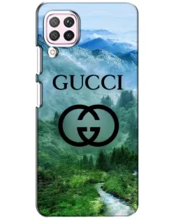 Чехол для Huawei P40 Lite с картинкой «Gucci — горный пейзаж»