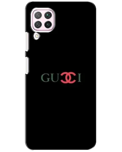 Чехол для Huawei P40 Lite с картинкой «Gucci — красный градиент»