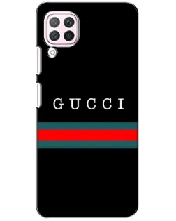 Чехол для Huawei P40 Lite с картинкой «Gucci — красный пояс»