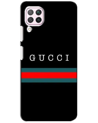 Чехол для Huawei P40 Lite с картинкой «Gucci — красный пояс»