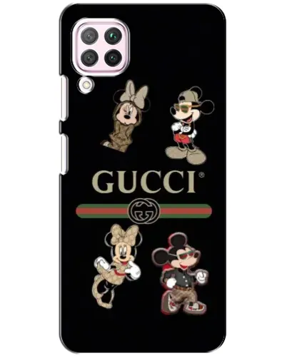 Чехол для Huawei P40 Lite с картинкой «Gucci — герои Disney и монограмма» Чехол для Huawei P40 Lite с картинкой «Gucci — герои Disney и монограмма»