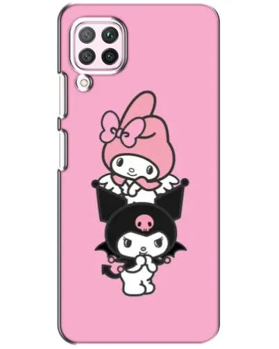 Чехол для Huawei P40 Lite с картинкой «My Melody и Kuromi»