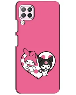 Чехол для Huawei P40 Lite с картинкой «Kuromi и My Melody»