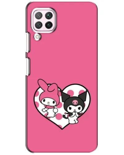 Чехол для Huawei P40 Lite с картинкой «Kuromi и My Melody»