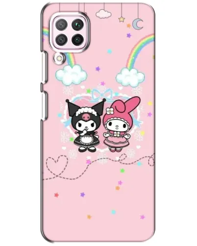 Чехол для Huawei P40 Lite с картинкой «My Melody и Kuromi»