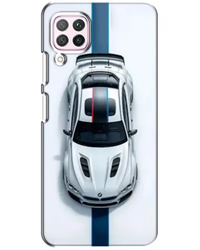 Чехол для Huawei P40 Lite с картинкой «Вид сверху — BMW M»