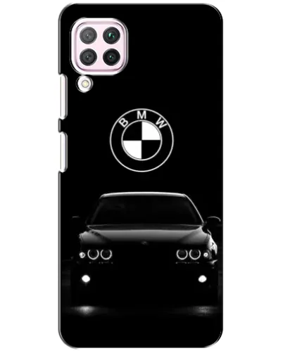 Чехол для Huawei P40 Lite с картинкой «BMW — взгляд из темноты»