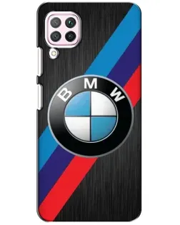 Чехол для Huawei P40 Lite с картинкой «BMW M-stripes стиль»