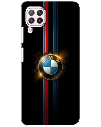 Чехол для Huawei P40 Lite с картинкой «BMW M-Power неон»