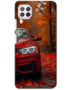 Чехол для Huawei P40 Lite с картинкой «Осенняя BMW M4»