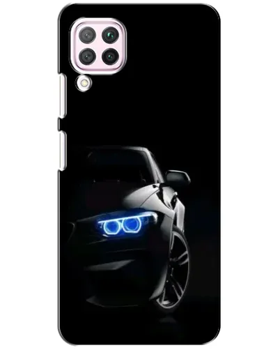Чехол для Huawei P40 Lite с картинкой «BMW — ночной взгляд» Чехол для Huawei P40 Lite с картинкой «BMW — ночной взгляд»