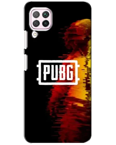 Чехол для Huawei P40 Lite с картинкой «Яркий логотип PUBG»