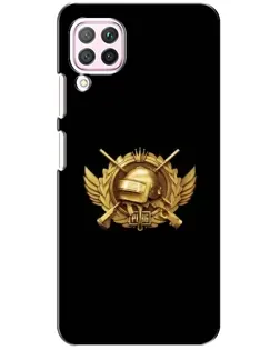 Чехол для Huawei P40 Lite с картинкой «PUBG — оранжевый градиент» Чехол для Huawei P40 Lite с картинкой «PUBG — оранжевый градиент»