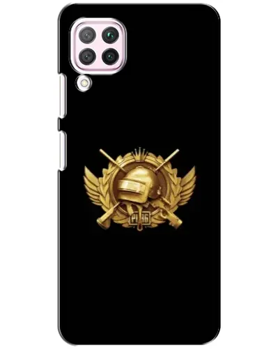 Чехол для Huawei P40 Lite с картинкой «PUBG — оранжевый градиент»