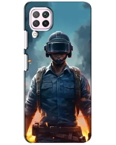 Чехол для Huawei P40 Lite с картинкой «PUBG — реалистичный герой»