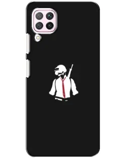 Чехол для Huawei P40 Lite с картинкой «PUBG — силуэт воина» Чехол для Huawei P40 Lite с картинкой «PUBG — силуэт воина»