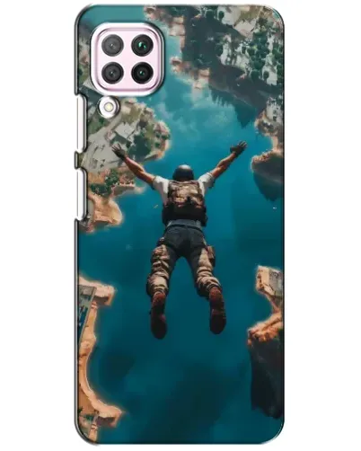 Чехол для Huawei P40 Lite с картинкой «PUBG — свободное падение»