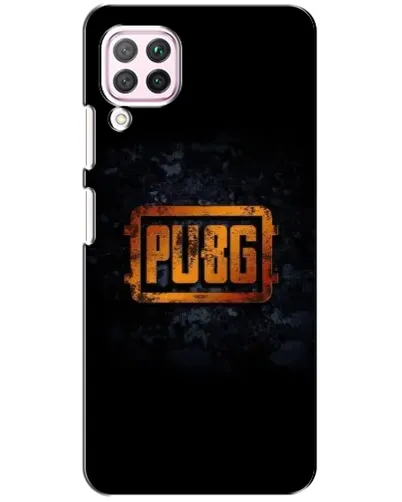 Чехол для Huawei P40 Lite с картинкой «PUBG — золотой логотип»