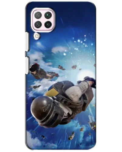 Чехол для Huawei P40 Lite с картинкой «Десант PUBG — прыжок»