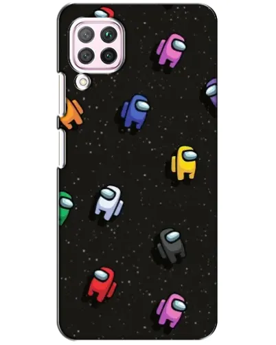 Чехол для Huawei P40 Lite с картинкой «Космический паттерн Among Us» Чехол для Huawei P40 Lite с картинкой «Космический паттерн Among Us»