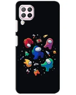 Чехол для Huawei P40 Lite с картинкой «Among Us космос»