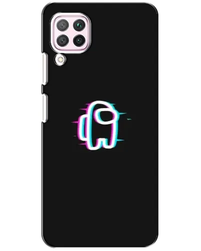 Чехол для Huawei P40 Lite с картинкой «Among Us неон» Чехол для Huawei P40 Lite с картинкой «Among Us неон»