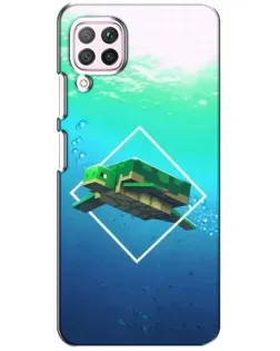 Чохол для Huawei P40 Lite з картинкою «Черепаха Minecraft»