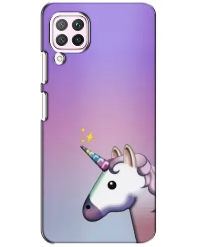 Чехол для Huawei P40 Lite с картинкой «Единорог градиент» Чехол для Huawei P40 Lite с картинкой «Единорог градиент»