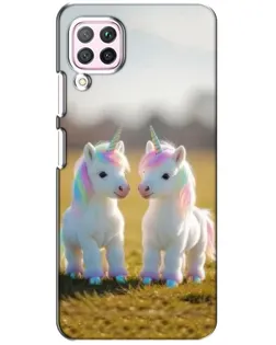 Чехол для Huawei P40 Lite с картинкой «Пара единорогов» Чехол для Huawei P40 Lite с картинкой «Пара единорогов»