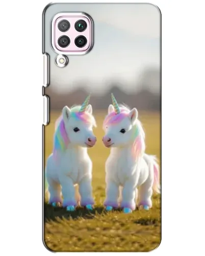 Чехол для Huawei P40 Lite с картинкой «Пара единорогов» Чехол для Huawei P40 Lite с картинкой «Пара единорогов»