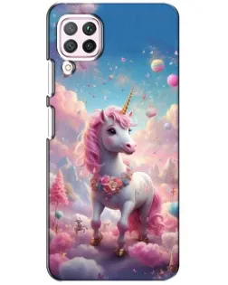 Чехол для Huawei P40 Lite с картинкой «Единорог среди облаков» Чехол для Huawei P40 Lite с картинкой «Единорог среди облаков»