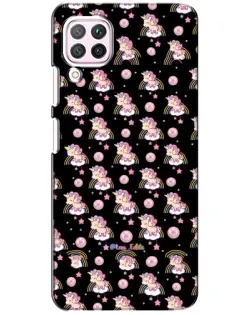 Чехол для Huawei P40 Lite с картинкой «Magic Unicorn паттерн» Чехол для Huawei P40 Lite с картинкой «Magic Unicorn паттерн»