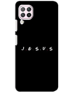 Чехол для Huawei P40 Lite с картинкой «Точки веры J.E.S.U.S.» Чехол для Huawei P40 Lite с картинкой «Точки веры J.E.S.U.S.»