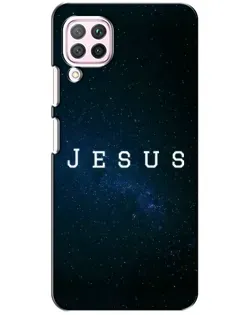 Чехол для Huawei P40 Lite с картинкой «Звездное небо Jesus» Чехол для Huawei P40 Lite с картинкой «Звездное небо Jesus»