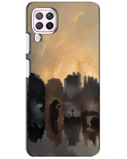 Чехол для Huawei P40 Lite с картинкой «Дорога к вере» Чехол для Huawei P40 Lite с картинкой «Дорога к вере»