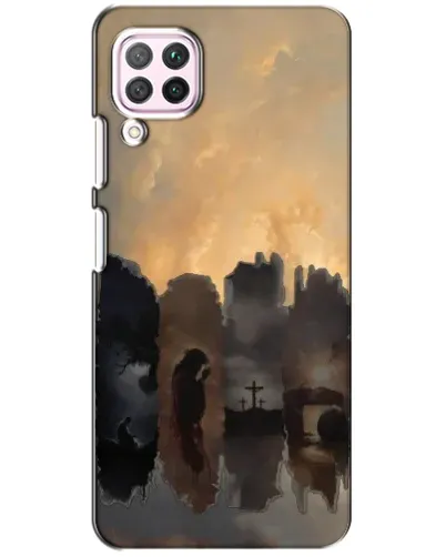 Чехол для Huawei P40 Lite с картинкой «Дорога к вере» Чехол для Huawei P40 Lite с картинкой «Дорога к вере»