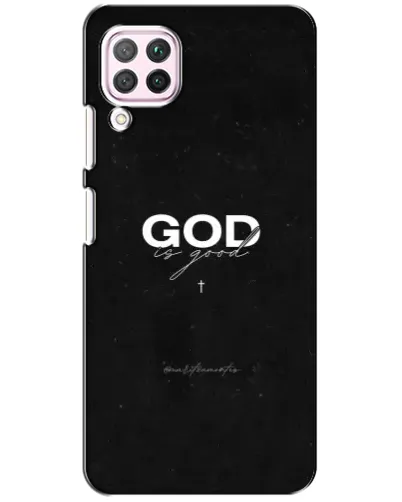 Чехол для Huawei P40 Lite с картинкой «GOD — Бог над всем» Чехол для Huawei P40 Lite с картинкой «GOD — Бог над всем»