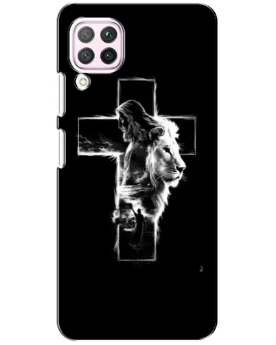 Чехол для Huawei P40 Lite с картинкой «Сияющий крест Jesus» Чехол для Huawei P40 Lite с картинкой «Сияющий крест Jesus»