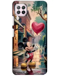 Чехол для Huawei P40 Lite с картинкой «Микки и шарик-сердце» Чехол для Huawei P40 Lite с картинкой «Микки и шарик-сердце»