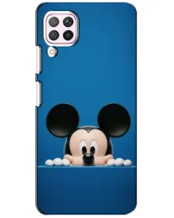 Чехол для Huawei P40 Lite с картинкой «Микки выглядывает» Чехол для Huawei P40 Lite с картинкой «Микки выглядывает»